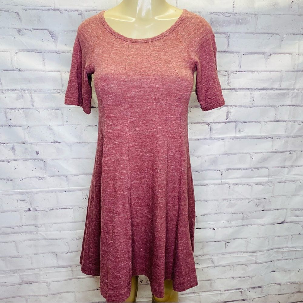 Anthropologie Ganni Swing Dress Winter Jersey Size Small